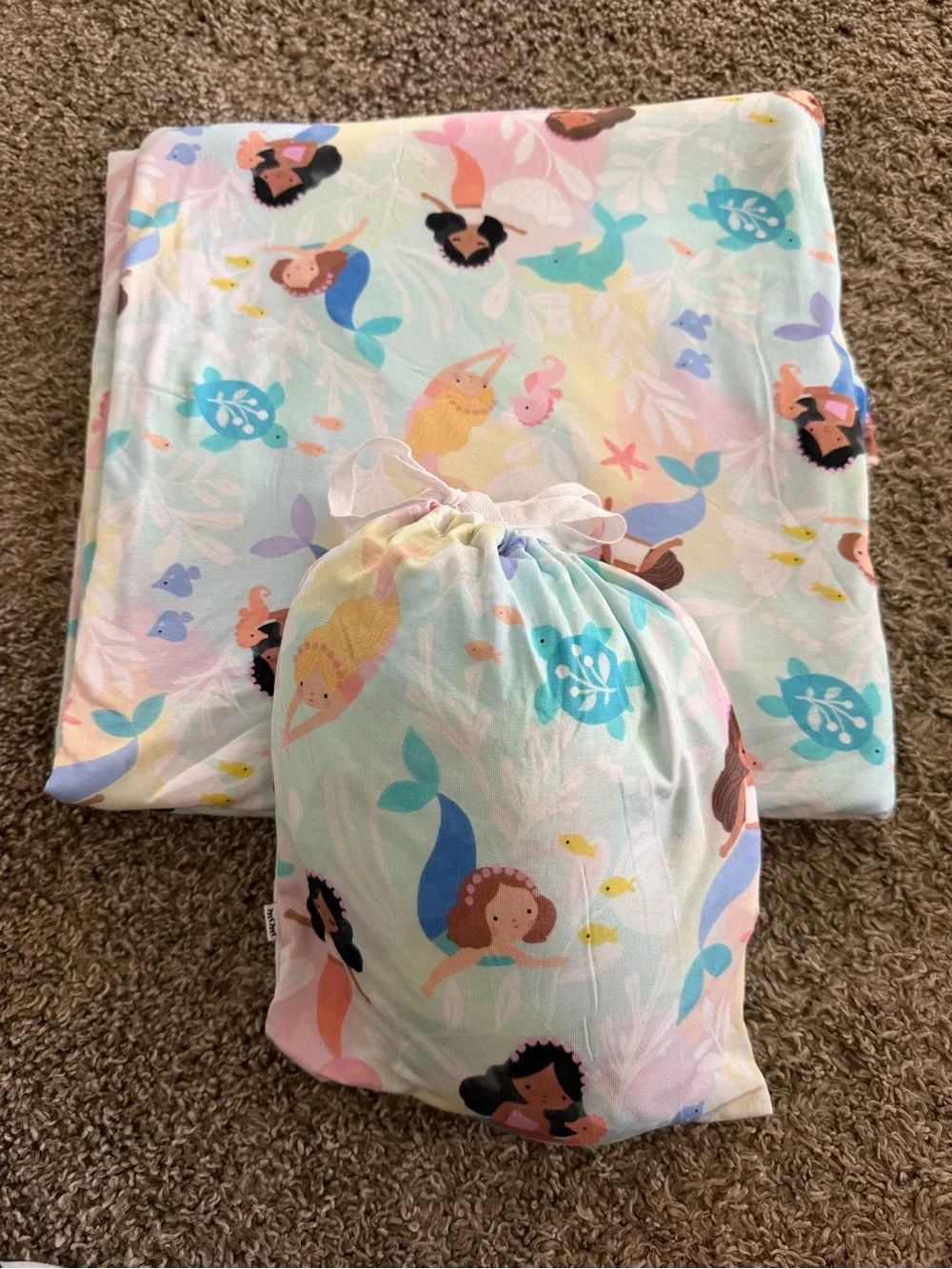 Little Sleepies Mystic Mermaids Cloud & Crib Sheet